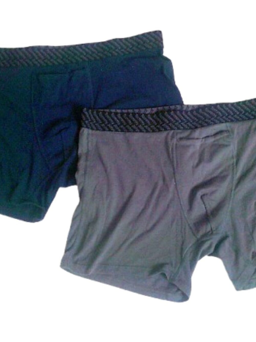 Tommy John Cotton Basics Boxer Briefs Navy-Gray Size 2XL 2-Pack NWOT